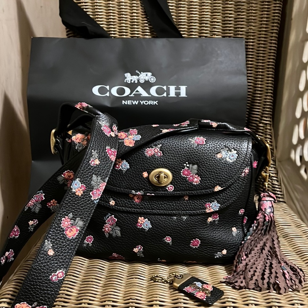 Coach X Tabitha Simmons Crossbody With Meadow Rose Print